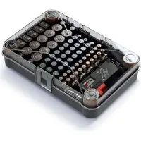 Prosperplast Batterie-Organizer mit Batterietester 85 Stück