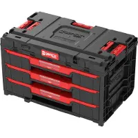 Qbrick System ONE Drawer 3 Toolbox 2.0 Werkzeugbox 587 x 380 x 340 mm 27 l mit drei Schubladen