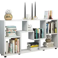 VCM my home Bücherregal Pintal weiß 117,0 x 20,0 x 62,0 cm