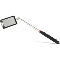 Daytools Beleuchteter Teleskopspiegel TS-6442 LED | Ausziehbar bis 880 mm | Spiegelgröße 64 x 42 mm | 2 Superhelle LEDs | Mit Gelenk für flexible Ausrichtung