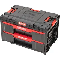 Qbrick System System ONE Drawer 2 Toolbox 2.0 Werkzeugbox 587 x 380 x 340 mm 29 l mit zwei Schubladen
