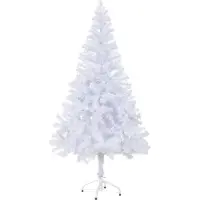 The Living Store Künstlicher Weihnachtsbaum mit Ständer 150 cm 380 Zweige