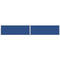 Syfax Seitenmarkise Ausziehbar Blau 180x1000 cm