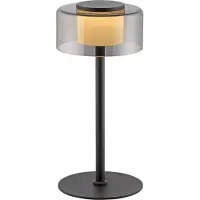 Paul Neuhaus Tischleuchte RIKA LBH 15x15x33 cm schwarz Tischlampe Klemmleuchte