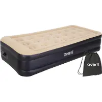 Avenli Campingbett selbstaufblasend für 1 Person Twin-Size 196x97x47cm mit eingebauter Pumpe