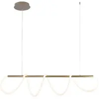 Zuma Line LED-Pendelleuchte 3500 lm 3000+4000+6000K Gold BALBO 20006PM-GD