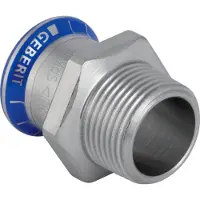 Geberit GE Mapress, Edelstahl, Uebergang, d22mm, R3/4, 1 Stk.