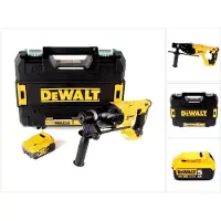 DeWalt DCH 133 NT Akku Kombihammer 18V 2,6J SDS plus Brushless + 1x Akku 5,0Ah + TSTAK - ohne Ladegerät