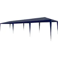 vidaXL Partyzelt 3 x 9 m PE Blau , Pavillons & Partyzelte Design 2024