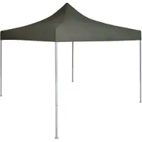 Syfax Profi-Partyzelt Faltbar 2×2 m Stahl Anthrazit