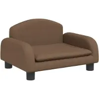 Syfax Hundebett Braun 50x40x30 cm Stoff