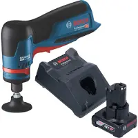 Bosch GWG 12V-50 S Professional Akku Geradschleifer 12 V 6 mm Brushless + 1x Akku 6,0 Ah + Ladegerät