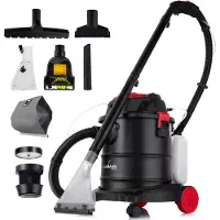 Lehmann Waschsauger Ultrawash All-in-One 2000, Staubsauger für Teppiche und Polstermöbel, Nass-Trocken-Sauger mit 20-Liter-Behälter und Zubehör