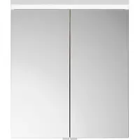 Burgbad Lin20 Spiegelschrank LED-Beleuchtung,2 Türen, 600x700x170mm