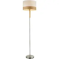 Globo Stehlampe Chipsy mit Holzoptik Ø 40 cm