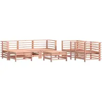 vidaXL 7-tlg. Garten-Lounge-Set Massivholz Douglasie
