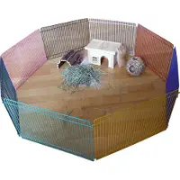 Kerbl Hauslaufstall für Nager, 8 Elemente 34x23cm