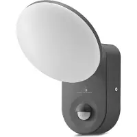 Macleans LED Wandlampe mit PIR Bewegungssensor Dämmerungssensor Außenwandleuchte Wandleuchte IP65 4000K Neutralweiß (5W 1100lm