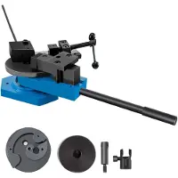 Vevor winkelbiegegerät SBG-40 winkelbieger biegemaschine manuell winkelbieger 25,1kg Winkelbieger Flachstahl 30 x 8 mm biegemaschine manuell Rundstahl 15mm