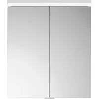 Burgbad Lin20 Spiegelschrank LED-Beleuchtung,2 Türen, 600x700x170mm