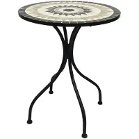 Mojawo Mosaik Mosaiktisch Gartentisch Bistrotisch Tisch 60cm