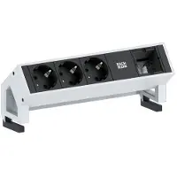 Bachmann 902.200 DESK2 3xCEE7/3 1xCM 0,2m RAL9010 902200