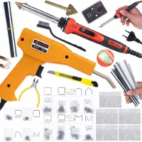 Rosfix Set Red Odysseya RRO100W – Kunststoffschweissgeraet 100W, Zubehoer, 800 Klammern, 2 Modi | PP PE ABS PVC | Reparaturset