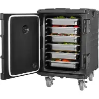 Vevor Isolierter Speisenbehälterträger Warmhaltebox für Gastronomie 90 L