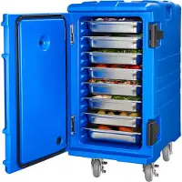 Vevor Isolierter Speisenbehälterträger Warmhaltebox für Gastronomie 120 L