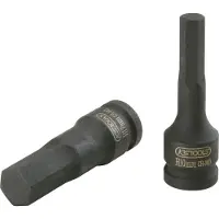 Ks Tools 911.0932, Buchse, 1/2", Metrisch, 1 Kopf/Köpfe, 19 mm, Chrom-Molybdän-Stahl