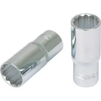 Ks Tools 1/2" CHROMEplus 12-kant-Stecknuss, lang