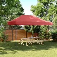 vidaXL Design Partyzelt Faltbar Pop-Up Burgunderrot 440x292x315 cm - Pavillons & Partyzelte 2025 Neu2316469 1parcel