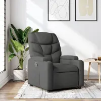 vidaXL Möbel Relaxsessel Dunkelgrau Stoff - Fernseh- & Relaxsessel 3205609