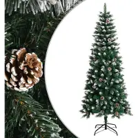 Syfax Künstlicher Weihnachtsbaum mit Ständer Grün 180 cm PVC