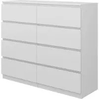 Vicco Kommode Calisto Weiß 39 x 101.5 cm, Model 41299