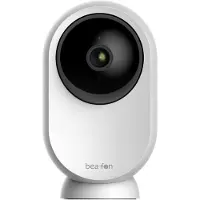 Beafon Tracer 2T, IP-Sicherheitskamera, Drinnen, Kabelgebunden, Amazon Alexa & Google Assistant, Tisch/Bank, Schwarz, Weiß