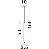 Nova Luce Pendelleuchte TRIMLE