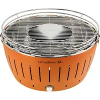 LotusGrill G435 U OR, Grill, Holzkohle, 40,5 cm, Kunststoff, Edelstahl, Stahl, Kessel, Feuerrost