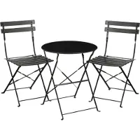 Mica Decorations Laurence Bistroset - Set van 3 - Metaal - Zwart