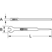 Ks Tools BRONZEplus Montagemaulschlüssel mit Dorn