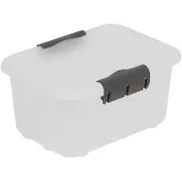 BranQ Velur 3,6L Vorratsbehälter mit Deckel transparent