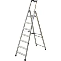 Facal Stufenstehleiter QUADRA S300 Aluminium 7 Stufen