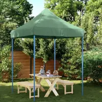 vidaXL Praktischen Partyzelt Faltbar Pop-Up Grün 200x200x306 cm - Pavillons & Partyzelte ,design Möbel 4106952 1parcel
