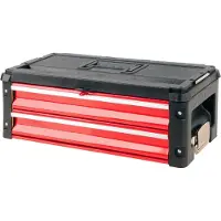 YATO YT-09107, Werkzeugkasten, Metall, Schwarz, Rot, 10 kg, 495 mm, 252 mm