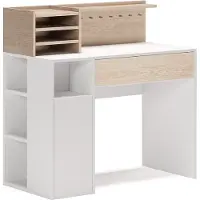 Vicco Schreibtisch Weiß/Sonoma 100 x 50 cm, Model 36756