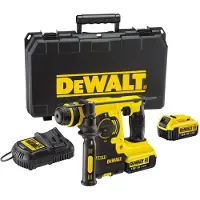 DeWalt DCH253M2, Schwarz, Gelb, 2,4 cm, 1200 RPM, 2,1 J, 4500 BPM, 1,3 cm