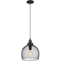 Eglo Pendelleuchte Straiton, 1 flammige Hängelampe Industrial, Vintage,, Hängeleuchte aus Stahl in Schwarz, Esstischlampe, Wohnzimmerlampe, E27