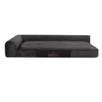 HOBBYDOG Hundebett Best XL – 100×66 cm, bequem & robust, Hybrid Hundebett/Matratze, , pflegeleicht, für mittelgroße Hunde