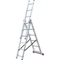 Krause Corda Leiter 3X 6 Sprossen