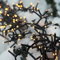 Hellum Lichterkette außen 448 LED warmweiß 8,94 m – Lichterkette für Innen- und Außendekoration – Ideal für Weihnachten 152401
